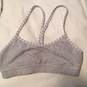 Lululemon grey sports bra, size 4